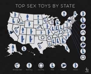 top sex toy by state