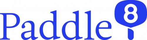 The Paddle8 logo in blue